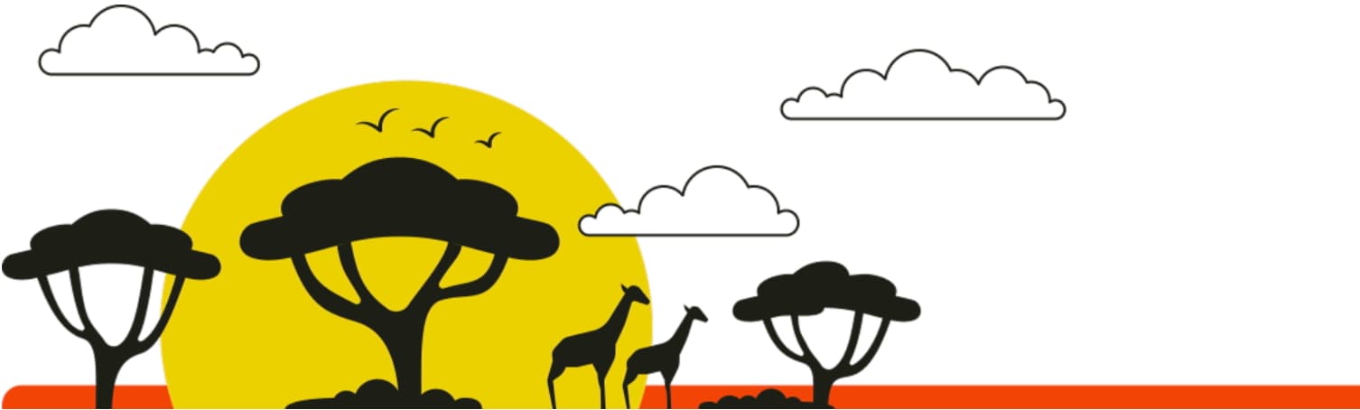 Jirafa Savanna